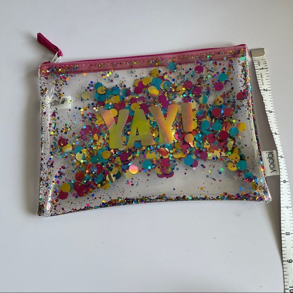 Yoobi YAY MULTICOLOR CONFETTI PENCIL CASE - Picture 4 of 7